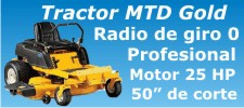 Minitractor MTD Gold 22 HP 50" de corte
