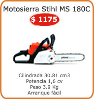 Motosierra STIHL MS 180C
