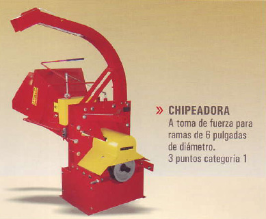 Accesorio para tractor - Chipeadora